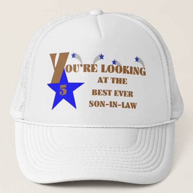57Best Ever 5-Star Son-in-law Hat (Front)