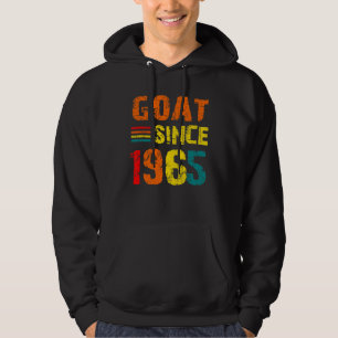 57th Birthday 57 Years Old Goat Since 1965 Hoodie