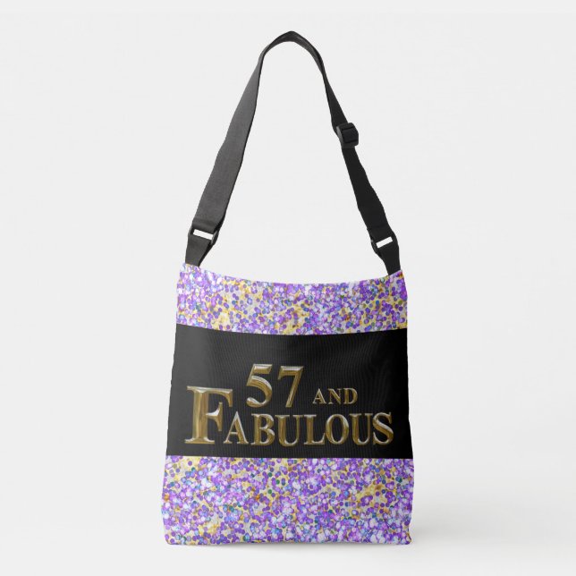 57th  Birthday  Crossbody Bag (Front)