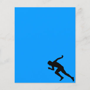 5849 RUNNING MARATHON MAN RUNNER SPORTS COMPETITIO FLYER