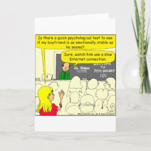 585 psychological test for boyfriend cartoon card