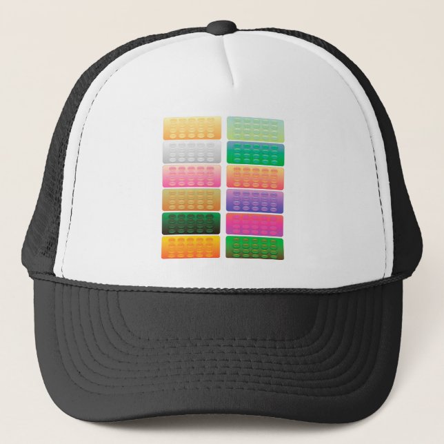 5882Pills Drugs Trucker Hat (Front)