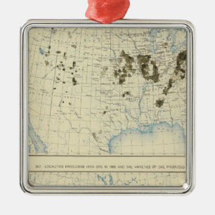 58 Coal 1890, iron ore 1889 Metal Tree Decoration