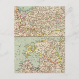 58 East Prussia, Baltic States Postcard