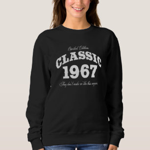 58 Year Old Vintage Classic Car 1967 58th Birthday Sweatshirt