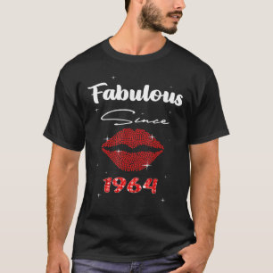58 Years Old Fabulous Since 1964 58th Birthday For T-Shirt