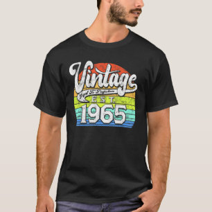58 Years Old Vintage 1965 58th Birthday 1 T-Shirt