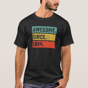 58th Birthday Awesome Since 1964 58 Years Old T-Shirt