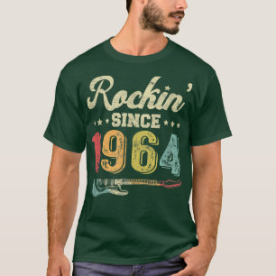 58th Birthday Vintage Guitar Rockin Since 1964 Gui T-Shirt