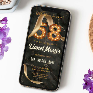 58th Mobile Birthday Invitation