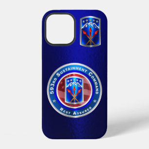 593rd Sustainment Command “Rest Assured” iPhone 12 Case