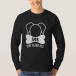 595 Dog Years Old Funny 85th Birthday Dog Lover T-Shirt<br><div class="desc">595 Dog Years Old Funny 85th Birthday Dog Lover</div>