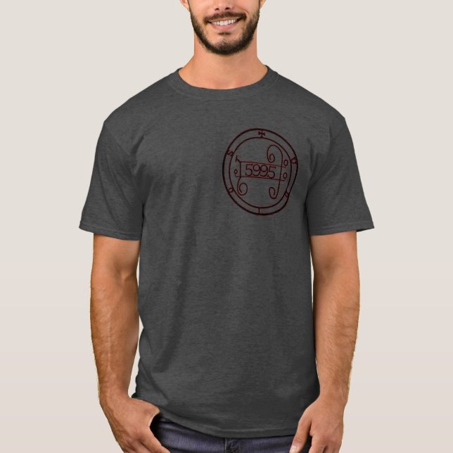 5995 Studios heart sigil T-Shirt (Front)