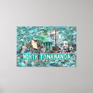 59.26" x 40.00 Stretched Canvas - Streets of NT 