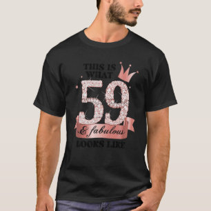 59 & Fabulous I Rose And White Party Group Candid T-Shirt