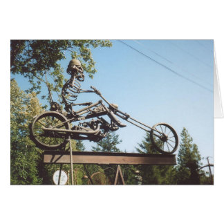 59. Iron Motorbike & Skeleton