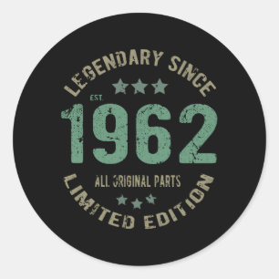 59 Year Old Bday Legend 59th Birthday Classic Round Sticker