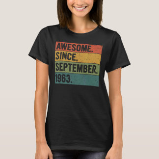 59 Years Old  Awesome Since September 1963 59th Bi T-Shirt