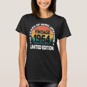 59 Years Old Vintage 1964 59th Birthday T-Shirt