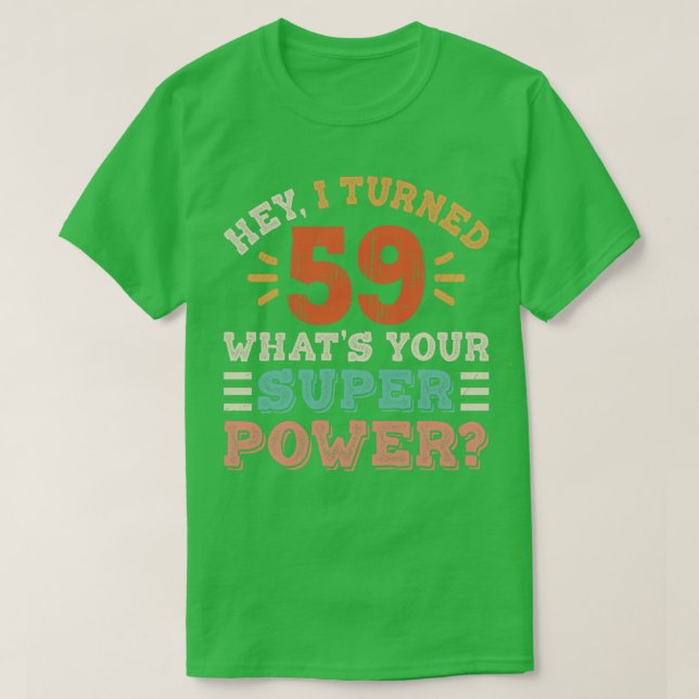 59th Birthday 2 T-Shirt (Design Front)