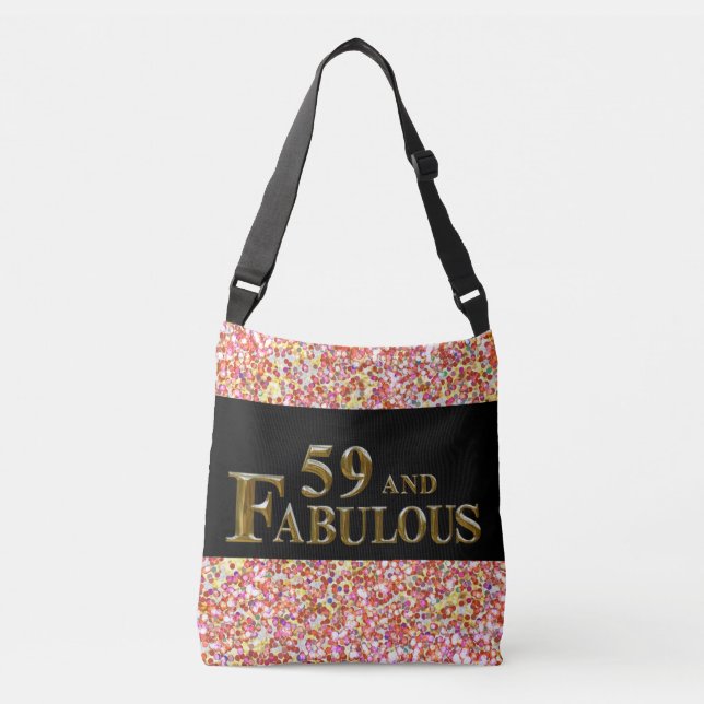 59th  Birthday  Crossbody Bag (Front)