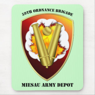 59th Ordnance Brigade Patch Mouse Pad