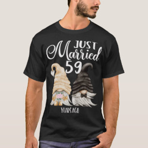 59th Wedding Anniversary - Just Married 59 Years T-Shirt