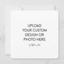 5.25" x 5.25" Flat Save The Date Card