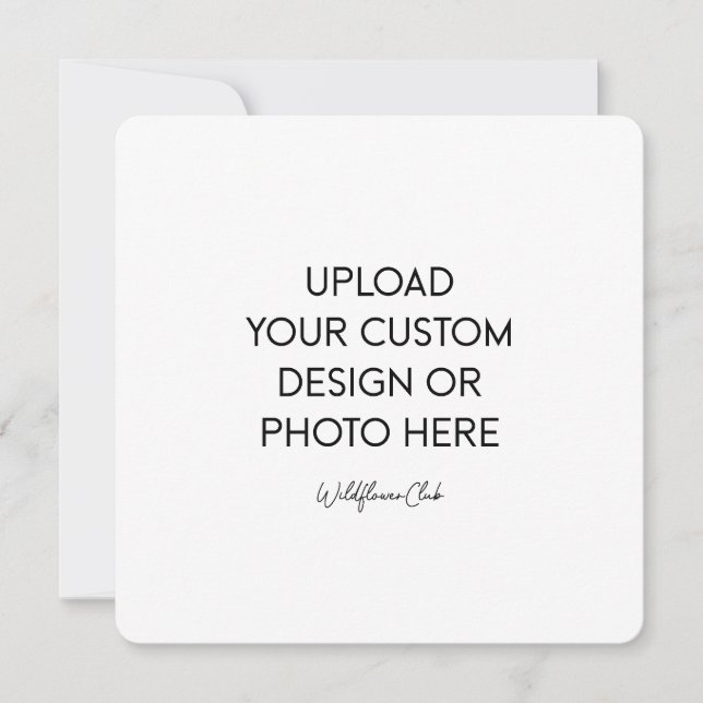 5.25" x 5.25" Square Invitation (Front)