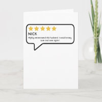 5/5 Husband Star Rating