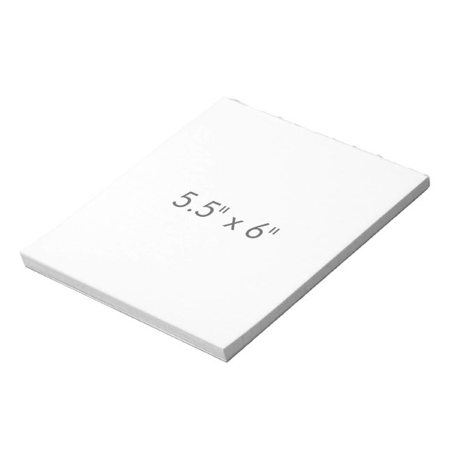5.5" x 6" notepad (Rotated)