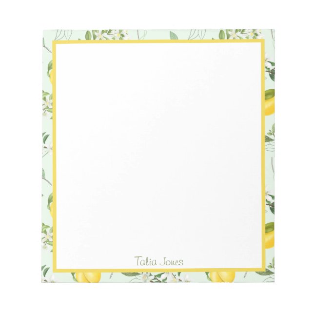 5.5" x 6" Notepad - 40 pages (Front)