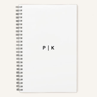 5.5" x 8.5", Soft Cover, White Spiral Planner Notebook