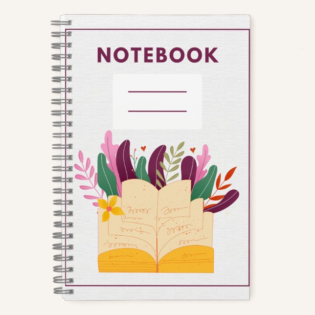 5.5" x 8.5" Spiral Noteboook Notebook (Front)
