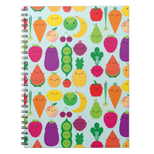 5 A Day Fruit & Vegetables Spiral Notebook