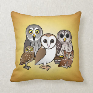 5 Birdorable Owls Cushion