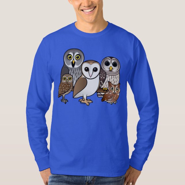 5 Birdorable Owls T-Shirt (Front)