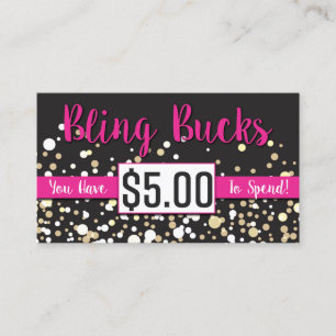 $5 Bling Bucks Discount Card