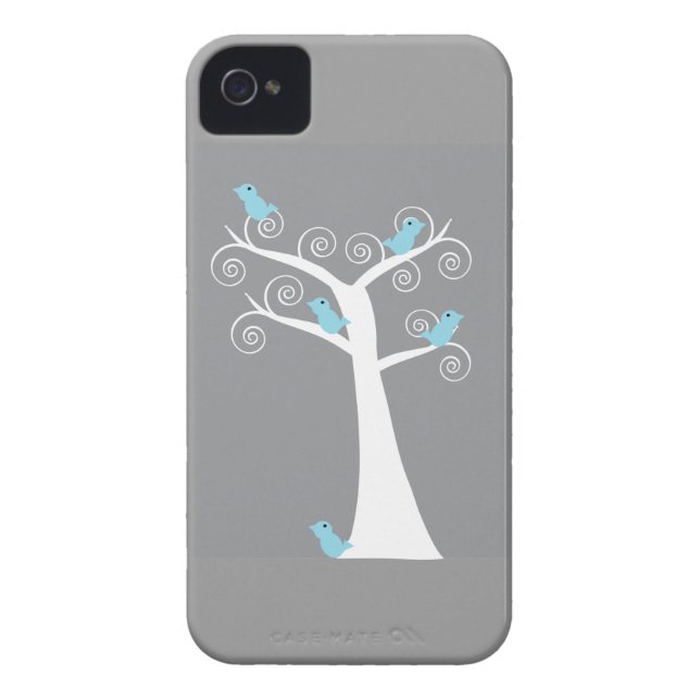5 Bluebirds in a Tree Case-Mate Case (Back)