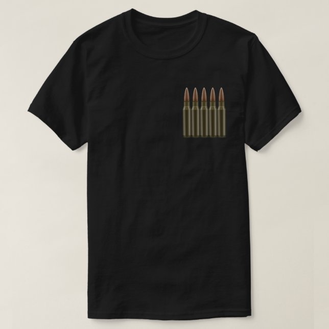 5 bullets for hunting T-Shirt (Design Front)