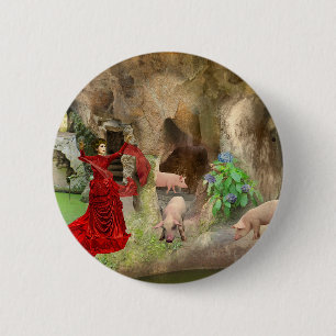 5 Cm Circe na Quinta da Regaleira Round Chapa 6 Cm Round Badge