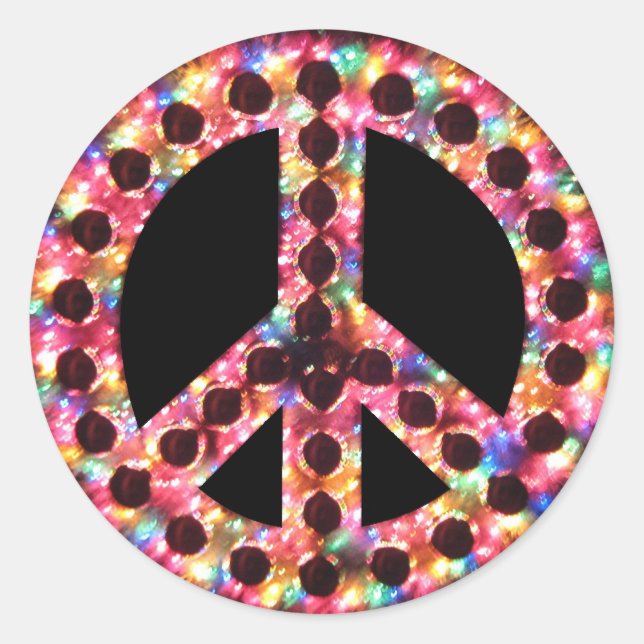 5-colour peace sticker (Front)