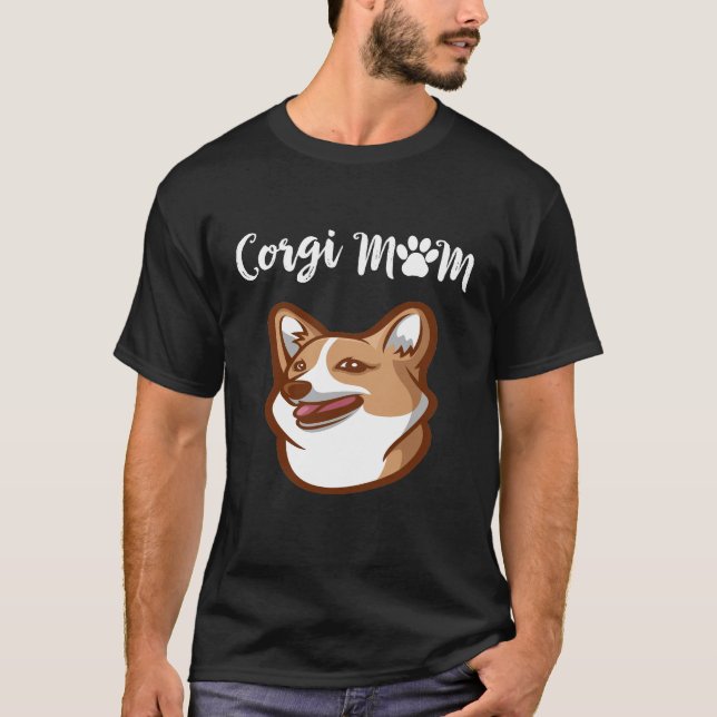 5 Corgi Mum T-Shirt (Front)