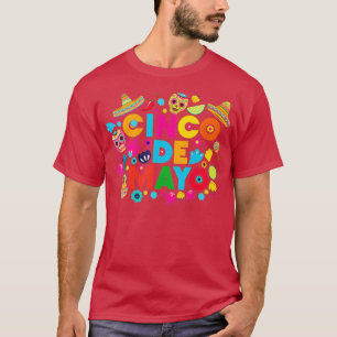 5 De Mayo Cinco De Mayo Sombrero Maraca T-Shirt