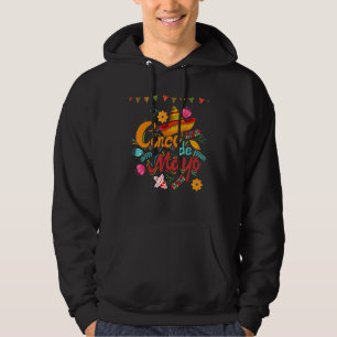 5 de Mayo Fiesta Tacos Nacho Mexican Sombrero Flor Hoodie