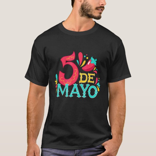 5 De Mayo Holiday Cinco De Mayo Mexican Mexico Som T-Shirt (Front)