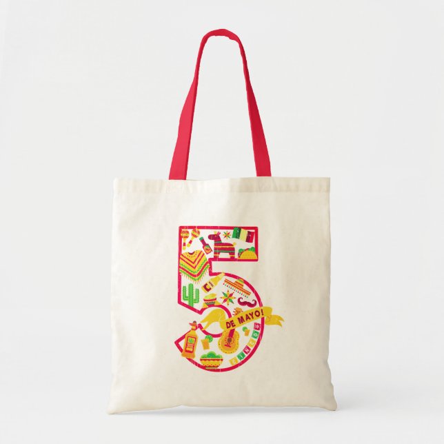 5 De Mayo - Mexican Icons Tote Bag (Front)
