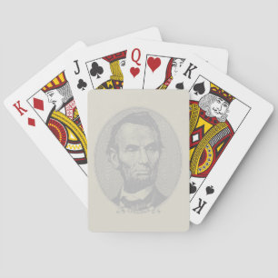 $5 Dollar Money  of President Abraham Lincoln  Playing Cards