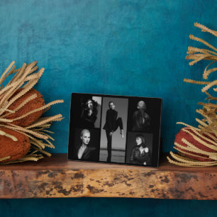 5 Editable Photo Collage Plaque