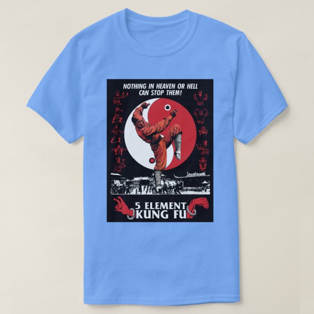 5 Element KUNG FU T-Shirt (Design Front)